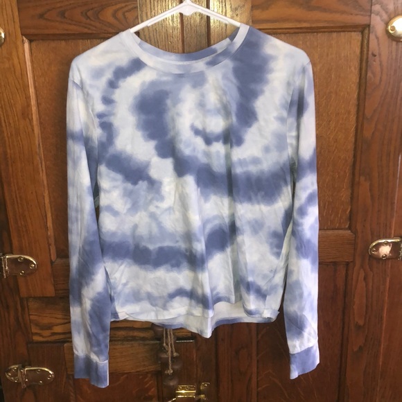 Hollister Tops - Hollister Blue/White Tyedye Longsleeve